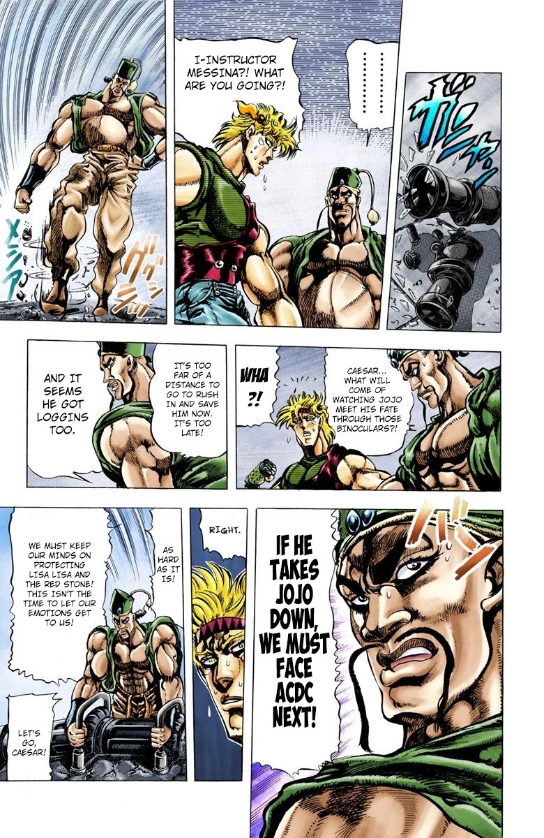 JoJo’s Bizarre Adventure Part 2 – Battle Tendency (Colored) Chapter 36 - Page 3