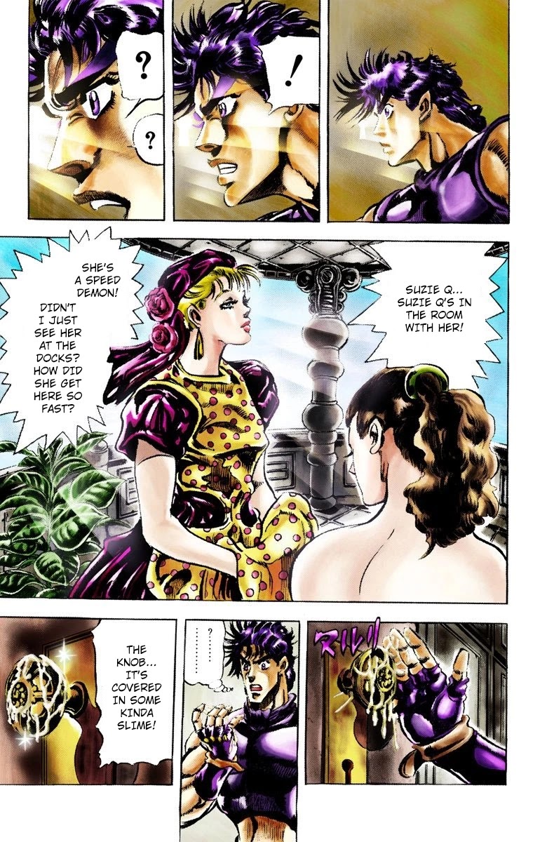 JoJo’s Bizarre Adventure Part 2 – Battle Tendency (Colored) Chapter 37 - Page 13