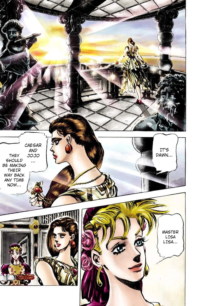 JoJo’s Bizarre Adventure Part 2 – Battle Tendency (Colored) Chapter 37 - Page 3