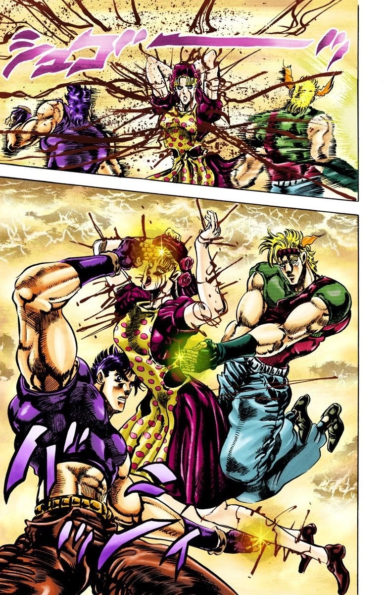JoJo’s Bizarre Adventure Part 2 – Battle Tendency (Colored) Chapter 38 - Page 14