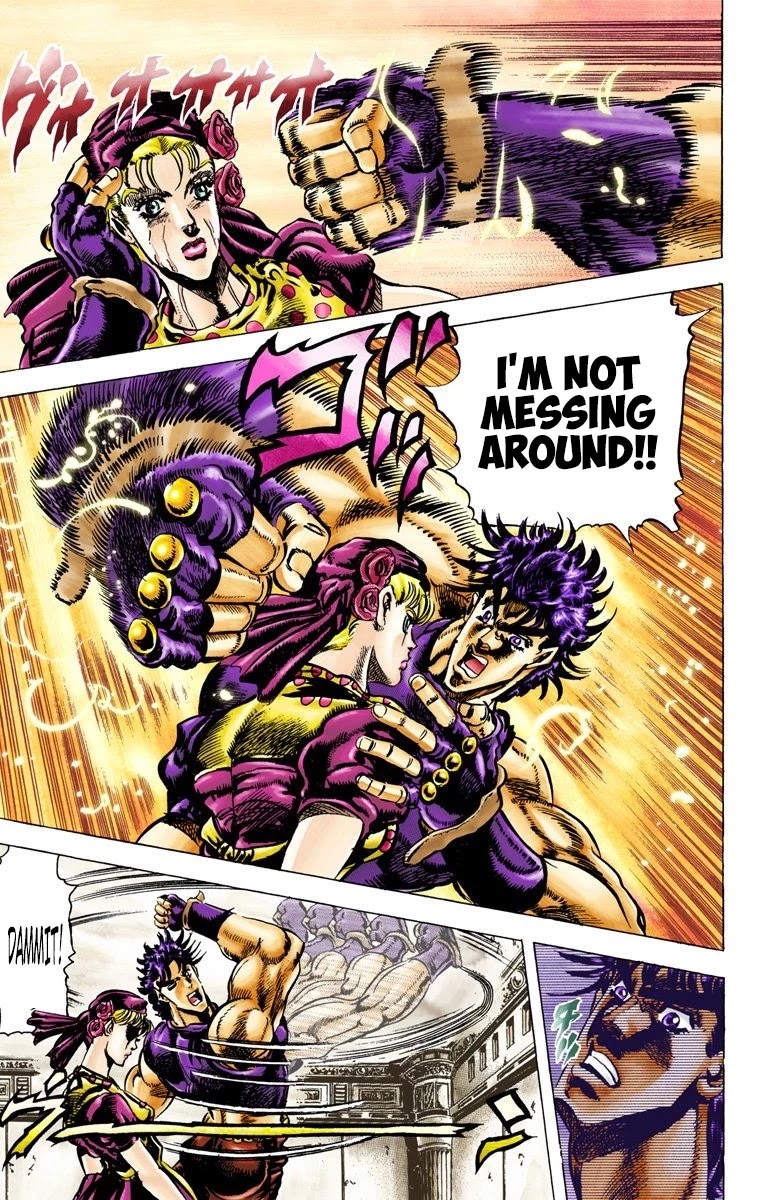 JoJo’s Bizarre Adventure Part 2 – Battle Tendency (Colored) Chapter 38 - Page 8