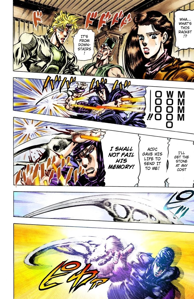 JoJo’s Bizarre Adventure Part 2 – Battle Tendency (Colored) Chapter 41 - Page 14