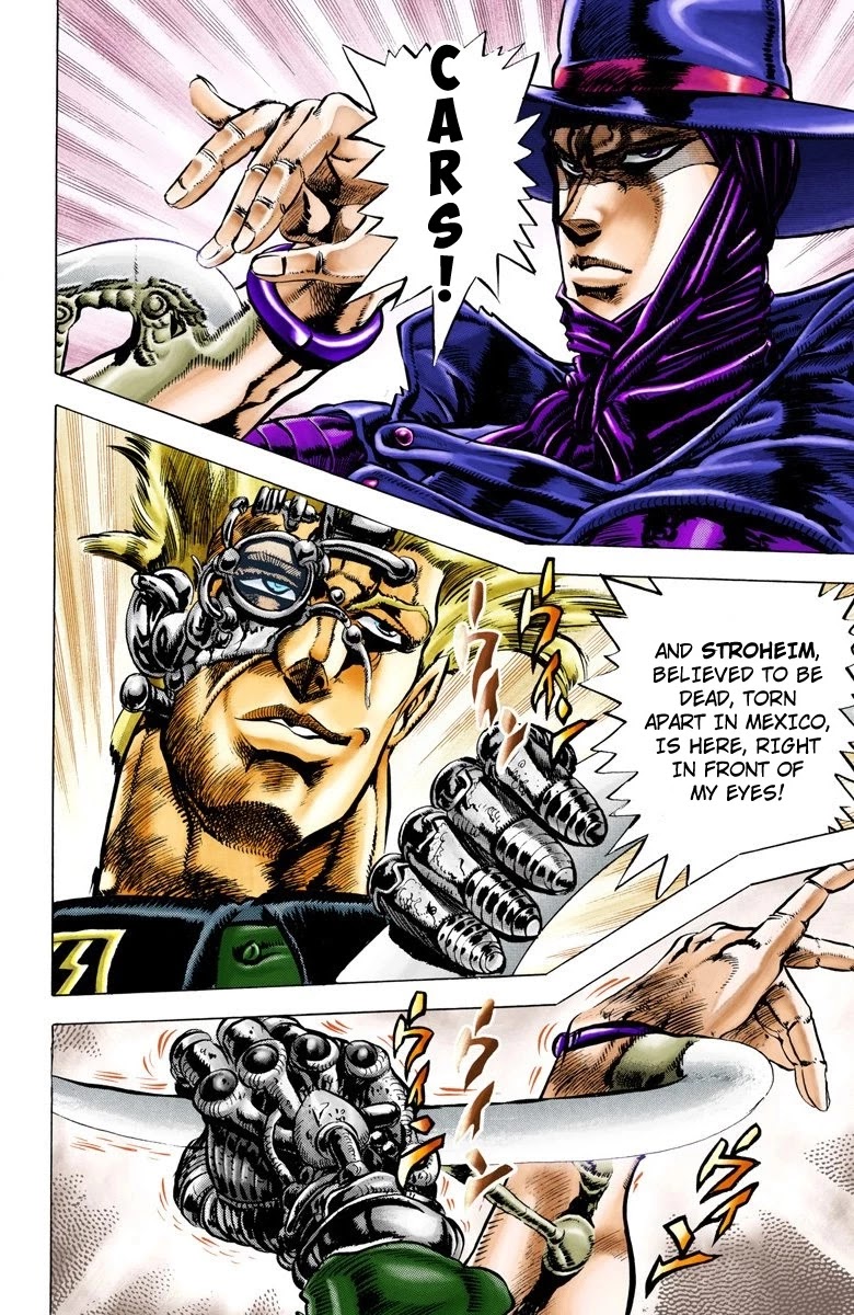 JoJo’s Bizarre Adventure Part 2 – Battle Tendency (Colored) Chapter 41 - Page 2