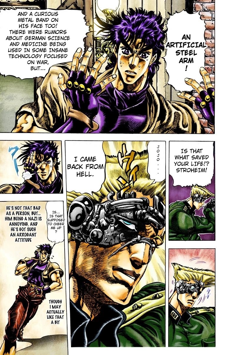 JoJo’s Bizarre Adventure Part 2 – Battle Tendency (Colored) Chapter 41 - Page 3