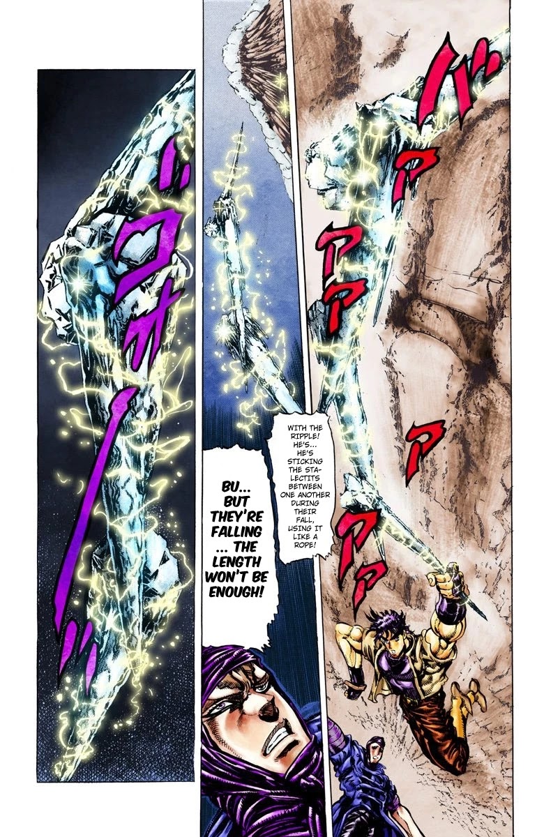 JoJo’s Bizarre Adventure Part 2 – Battle Tendency (Colored) Chapter 43 - Page 12