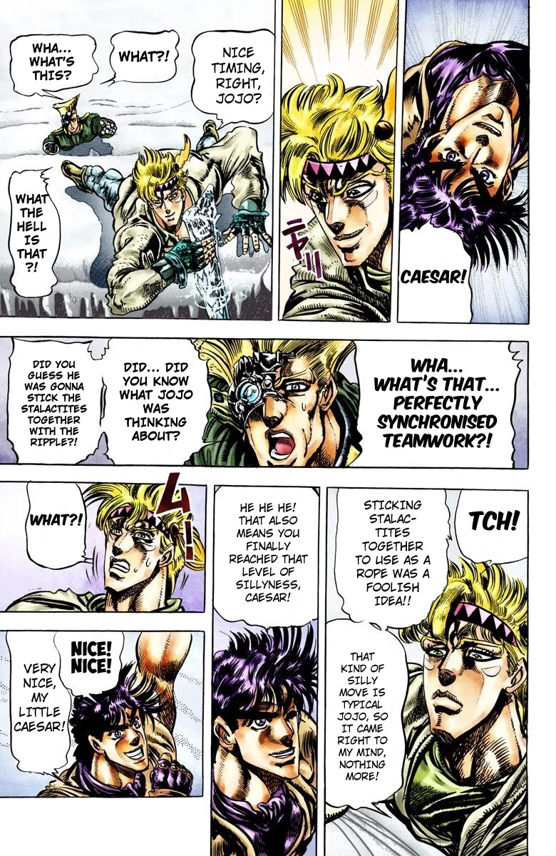 JoJo’s Bizarre Adventure Part 2 – Battle Tendency (Colored) Chapter 43 - Page 14