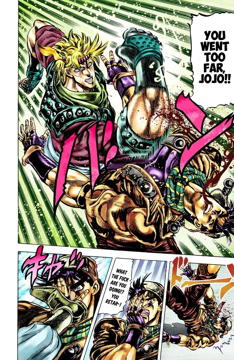 JoJo’s Bizarre Adventure Part 2 – Battle Tendency (Colored) Chapter 44 - Page 10