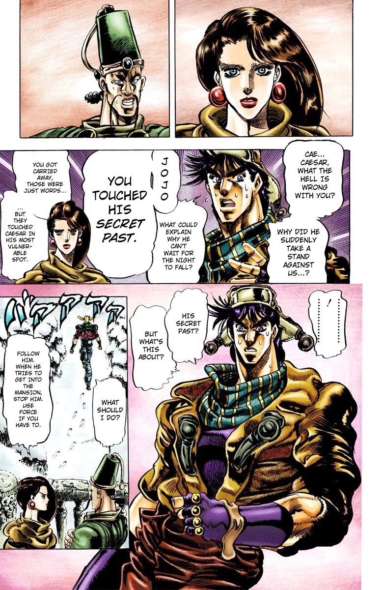 JoJo’s Bizarre Adventure Part 2 – Battle Tendency (Colored) Chapter 44 - Page 13