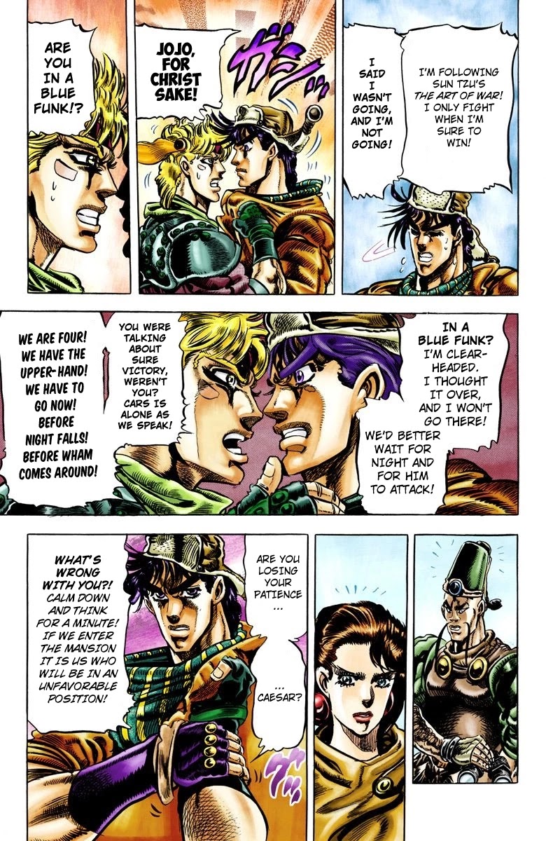 JoJo’s Bizarre Adventure Part 2 – Battle Tendency (Colored) Chapter 44 - Page 7