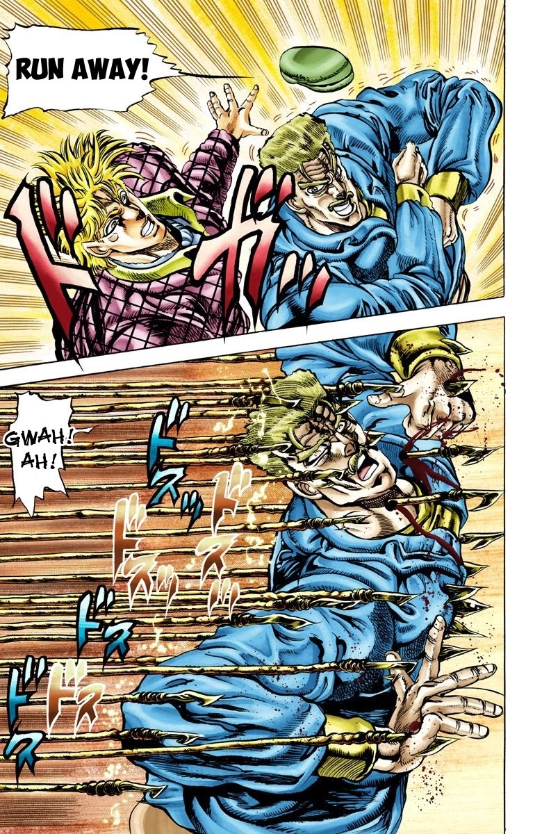 JoJo’s Bizarre Adventure Part 2 – Battle Tendency (Colored) Chapter 45 - Page 12