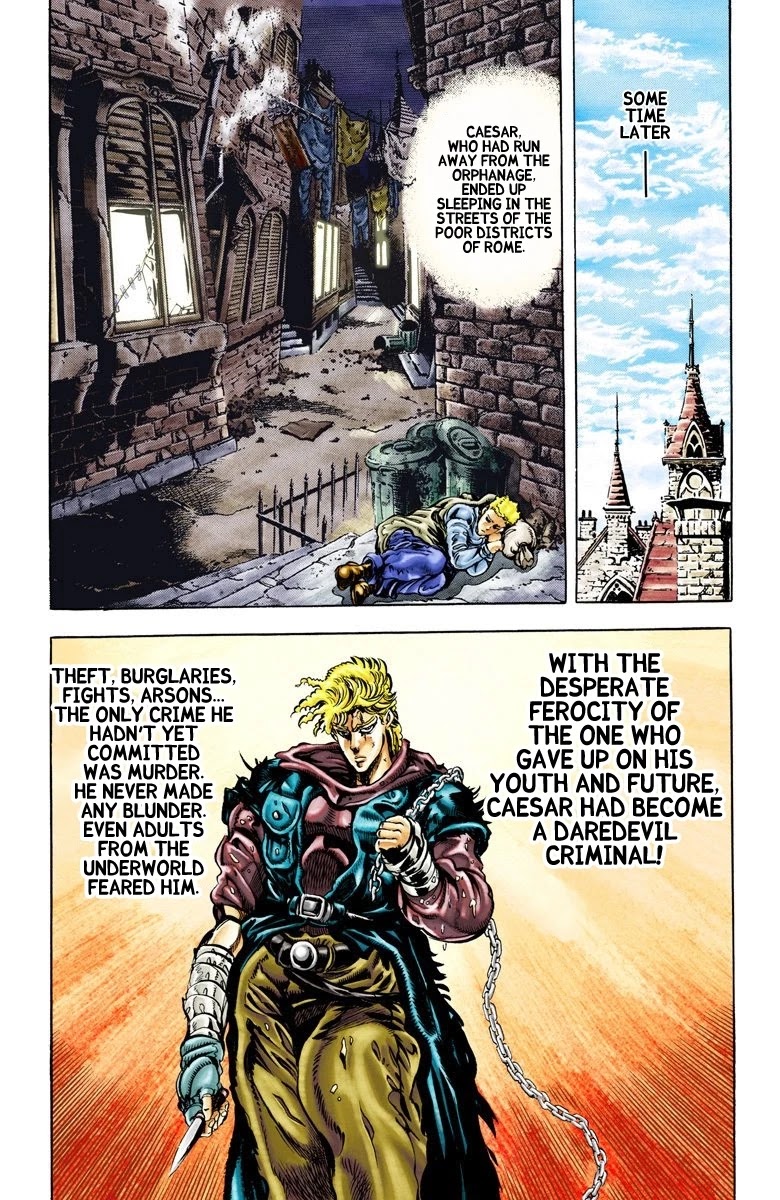JoJo’s Bizarre Adventure Part 2 – Battle Tendency (Colored) Chapter 45 - Page 4