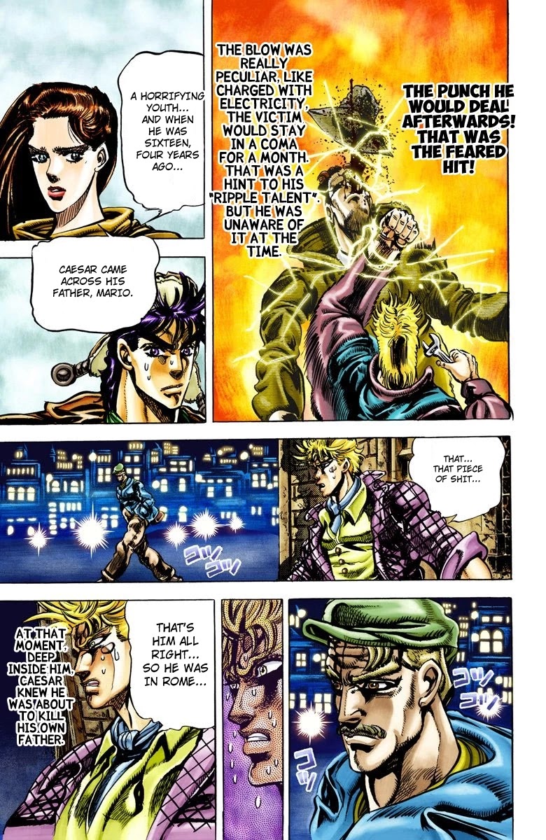 JoJo’s Bizarre Adventure Part 2 – Battle Tendency (Colored) Chapter 45 - Page 6