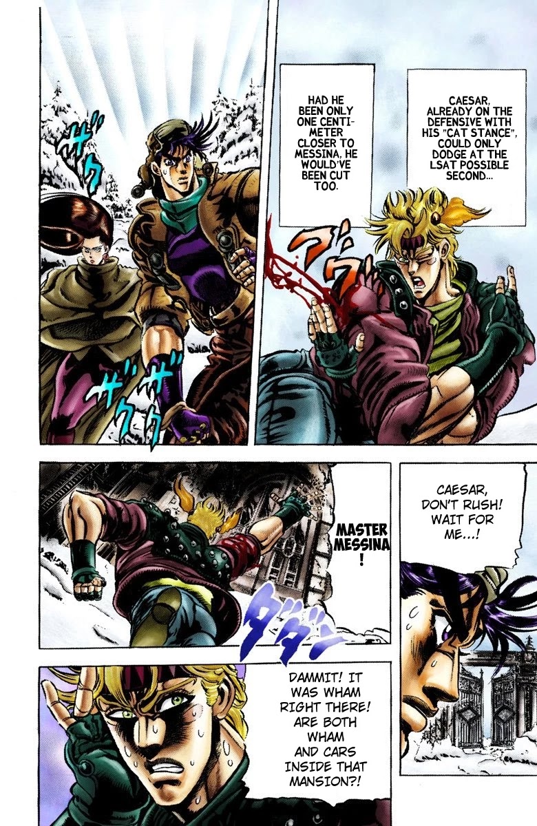 JoJo’s Bizarre Adventure Part 2 – Battle Tendency (Colored) Chapter 46 - Page 11