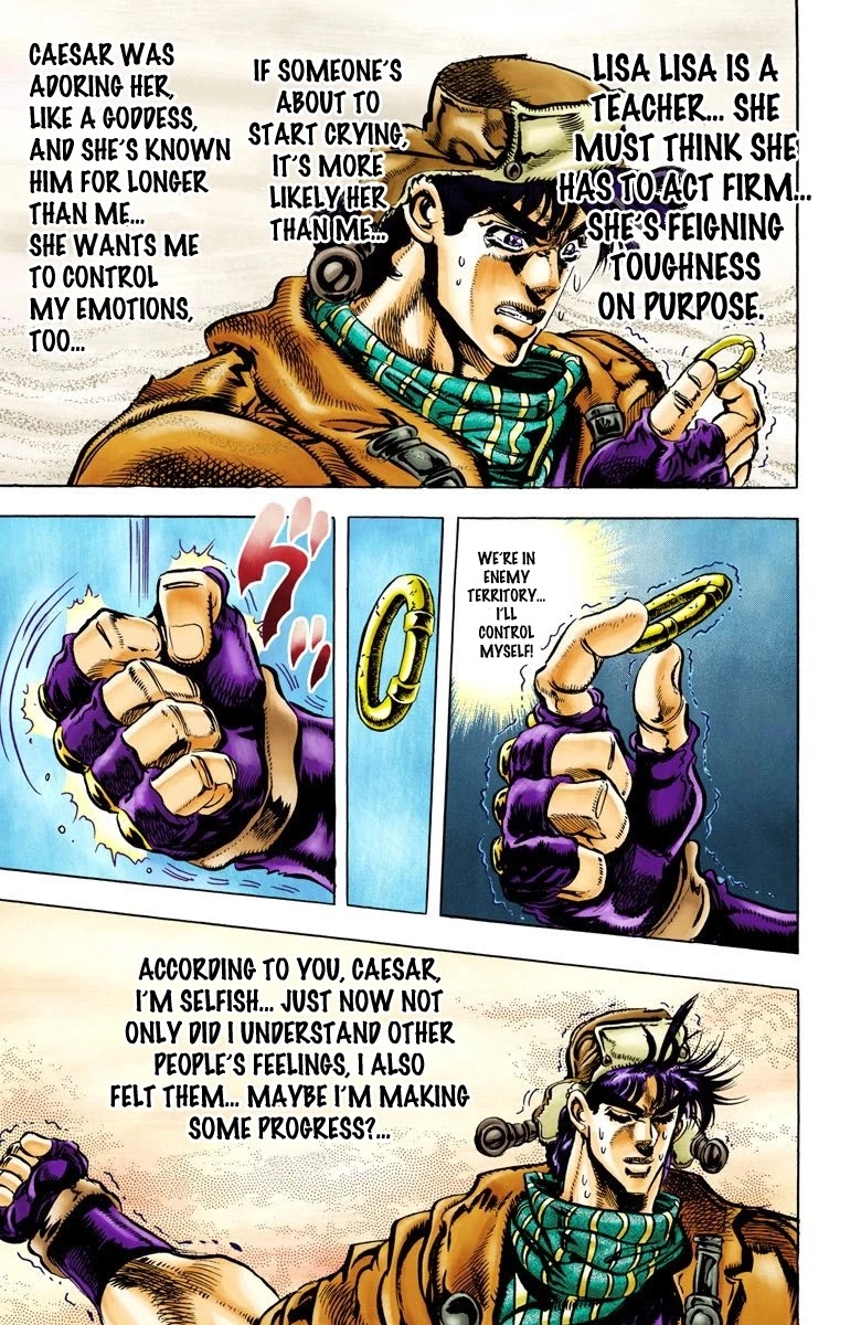 JoJo’s Bizarre Adventure Part 2 – Battle Tendency (Colored) Chapter 49 - Page 11