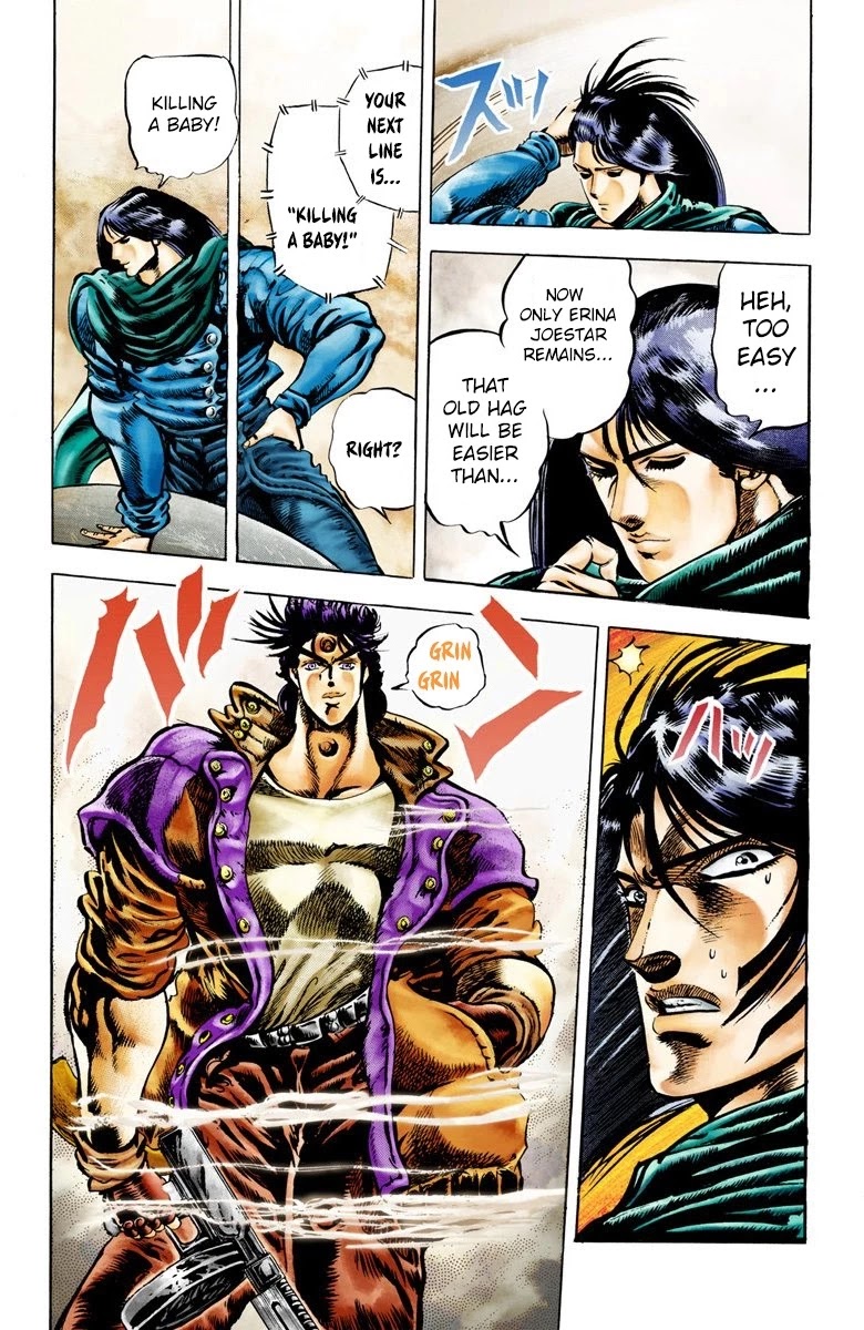 JoJo’s Bizarre Adventure Part 2 – Battle Tendency (Colored) Chapter 5 - Page 11