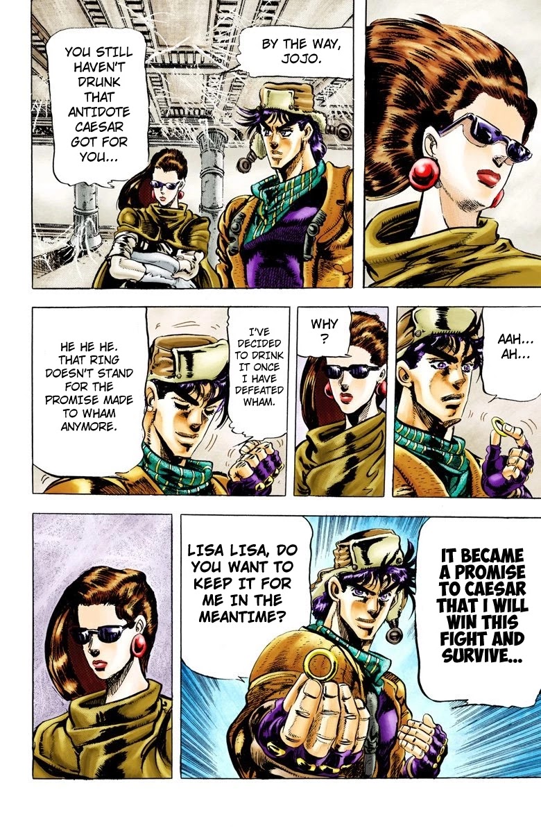JoJo’s Bizarre Adventure Part 2 – Battle Tendency (Colored) Chapter 50 - Page 17