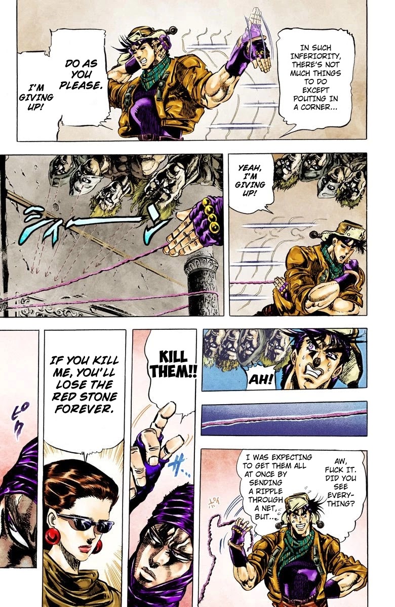 JoJo’s Bizarre Adventure Part 2 – Battle Tendency (Colored) Chapter 51 - Page 10