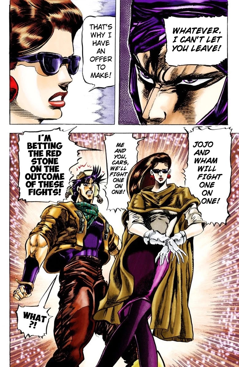 JoJo’s Bizarre Adventure Part 2 – Battle Tendency (Colored) Chapter 51 - Page 13