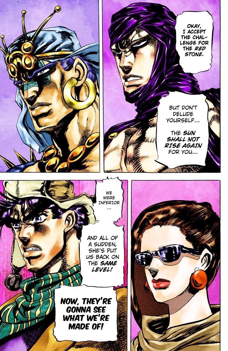 JoJo’s Bizarre Adventure Part 2 – Battle Tendency (Colored) Chapter 51 - Page 16
