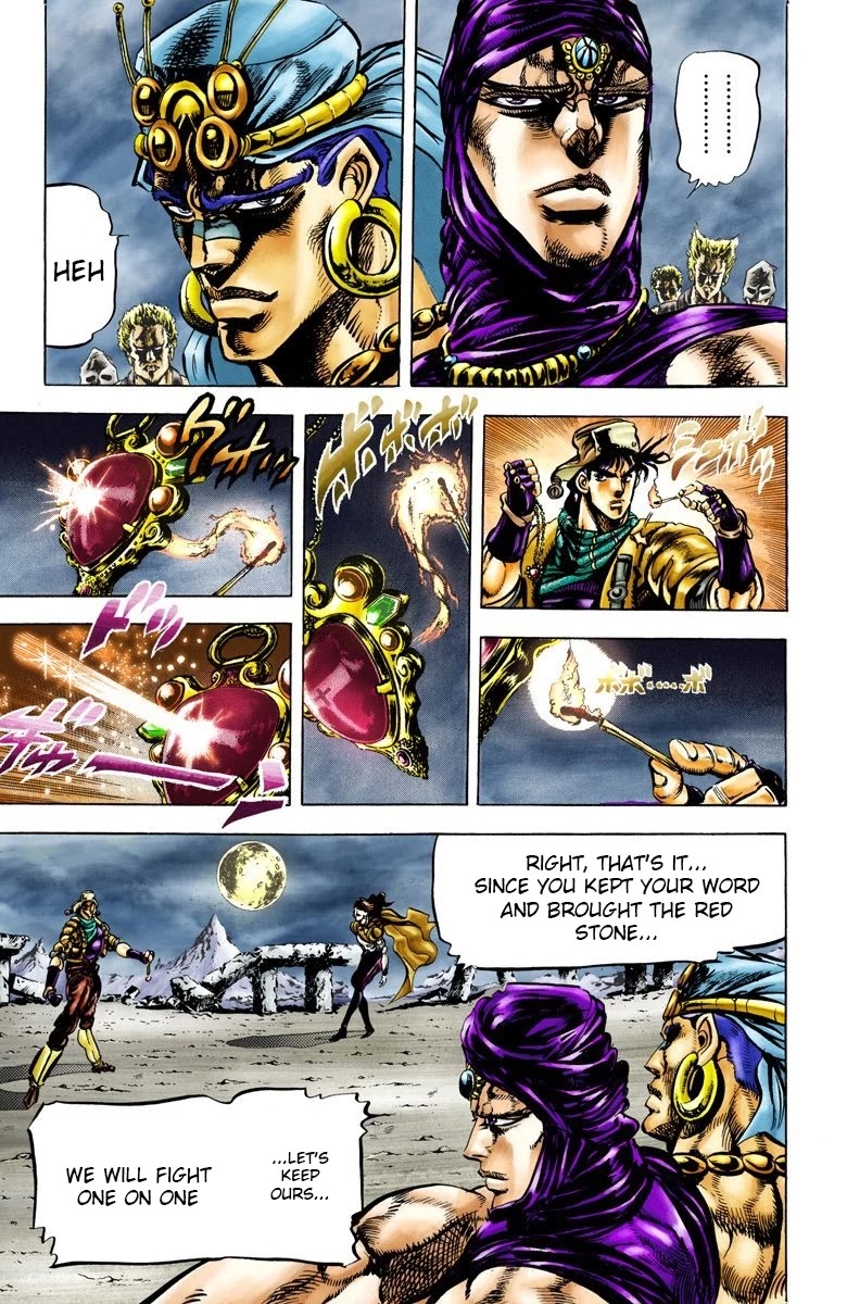 JoJo’s Bizarre Adventure Part 2 – Battle Tendency (Colored) Chapter 52 - Page 16