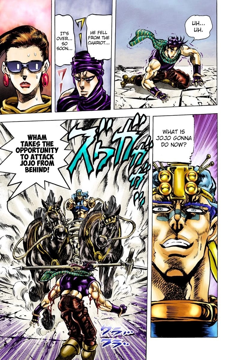 JoJo’s Bizarre Adventure Part 2 – Battle Tendency (Colored) Chapter 55 - Page 9