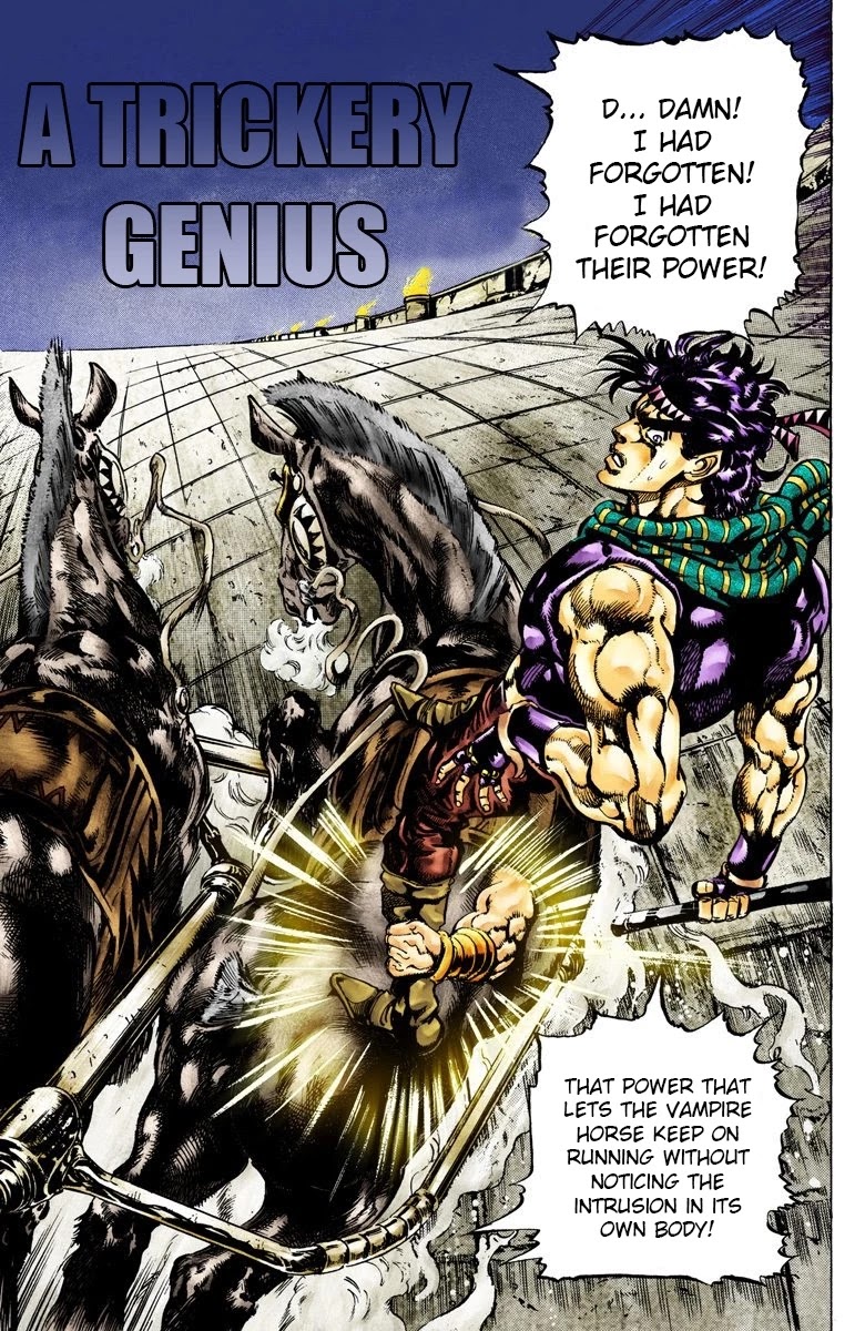 JoJo’s Bizarre Adventure Part 2 – Battle Tendency (Colored) Chapter 56 - Page 1