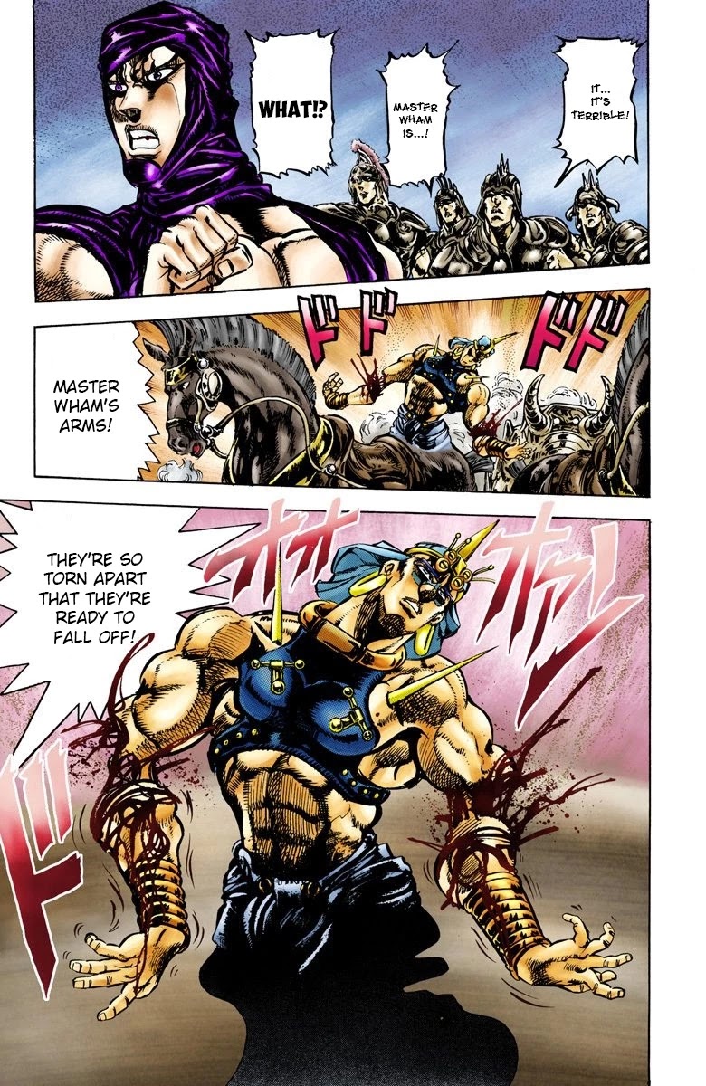 JoJo’s Bizarre Adventure Part 2 – Battle Tendency (Colored) Chapter 56 - Page 12