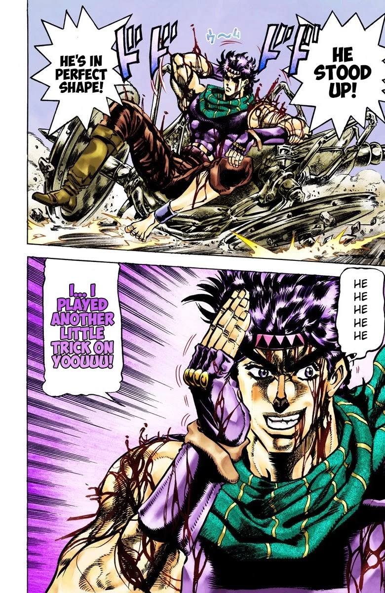 JoJo’s Bizarre Adventure Part 2 – Battle Tendency (Colored) Chapter 56 - Page 14