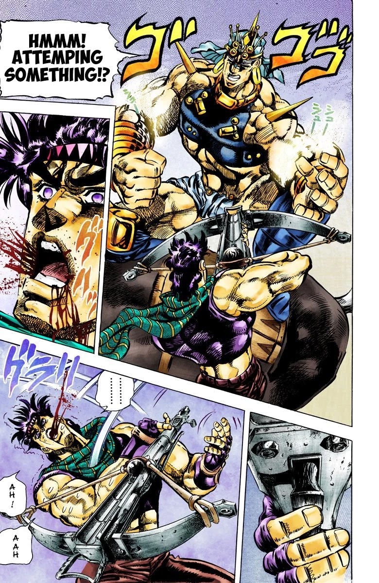 JoJo’s Bizarre Adventure Part 2 – Battle Tendency (Colored) Chapter 58 - Page 13