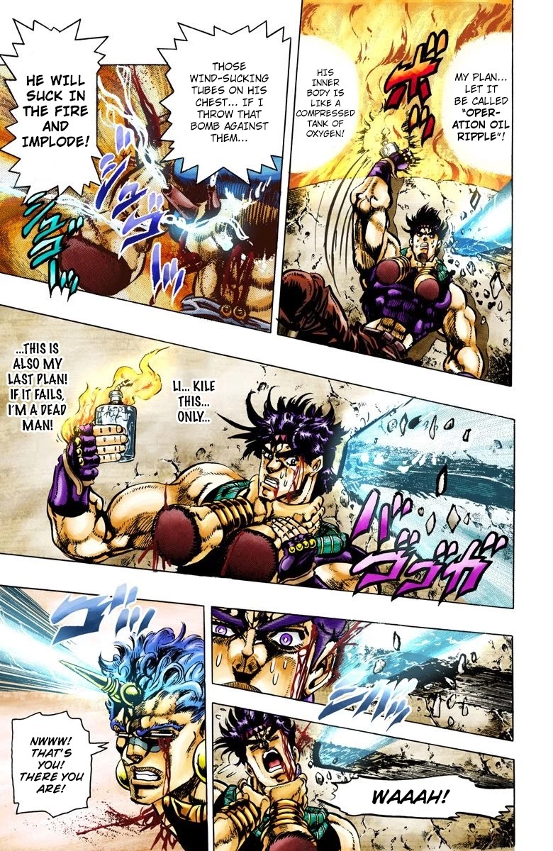 JoJo’s Bizarre Adventure Part 2 – Battle Tendency (Colored) Chapter 59 - Page 11
