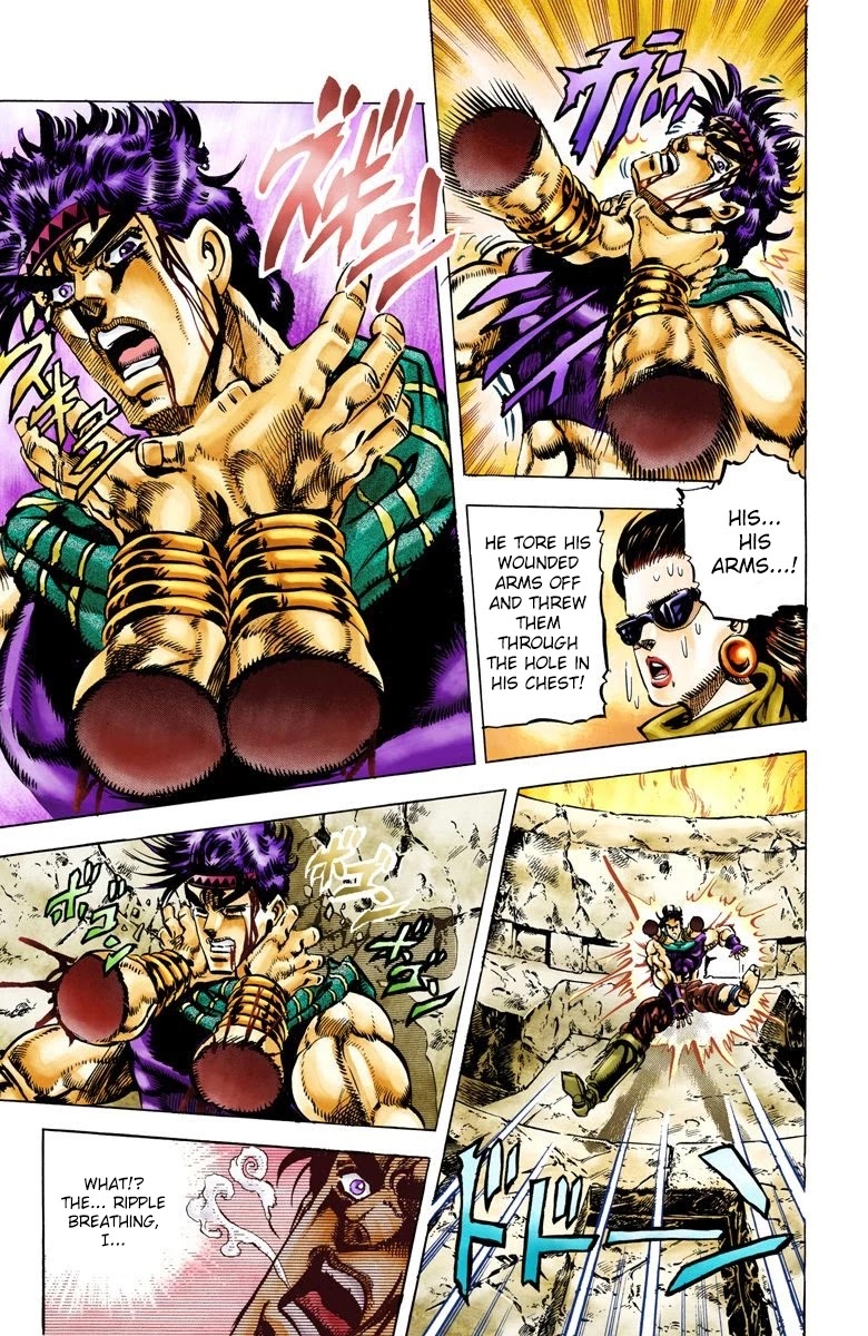 JoJo’s Bizarre Adventure Part 2 – Battle Tendency (Colored) Chapter 59 - Page 6