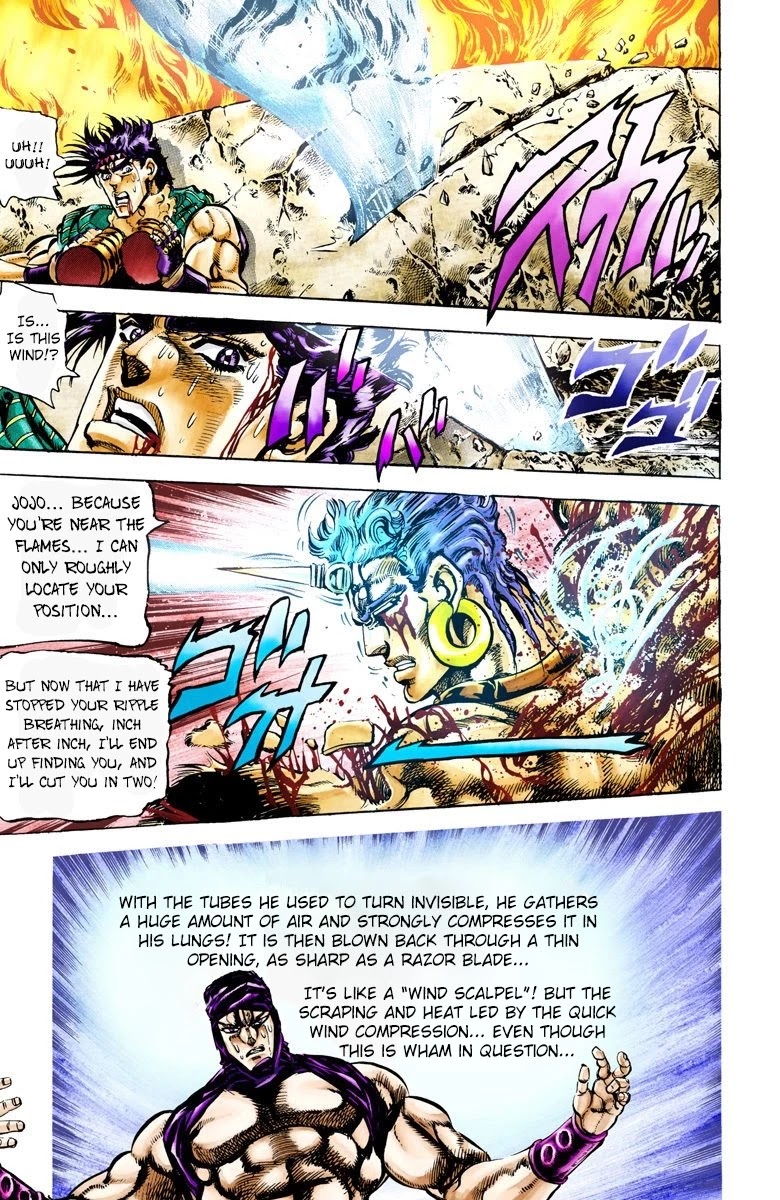 JoJo’s Bizarre Adventure Part 2 – Battle Tendency (Colored) Chapter 59 - Page 9