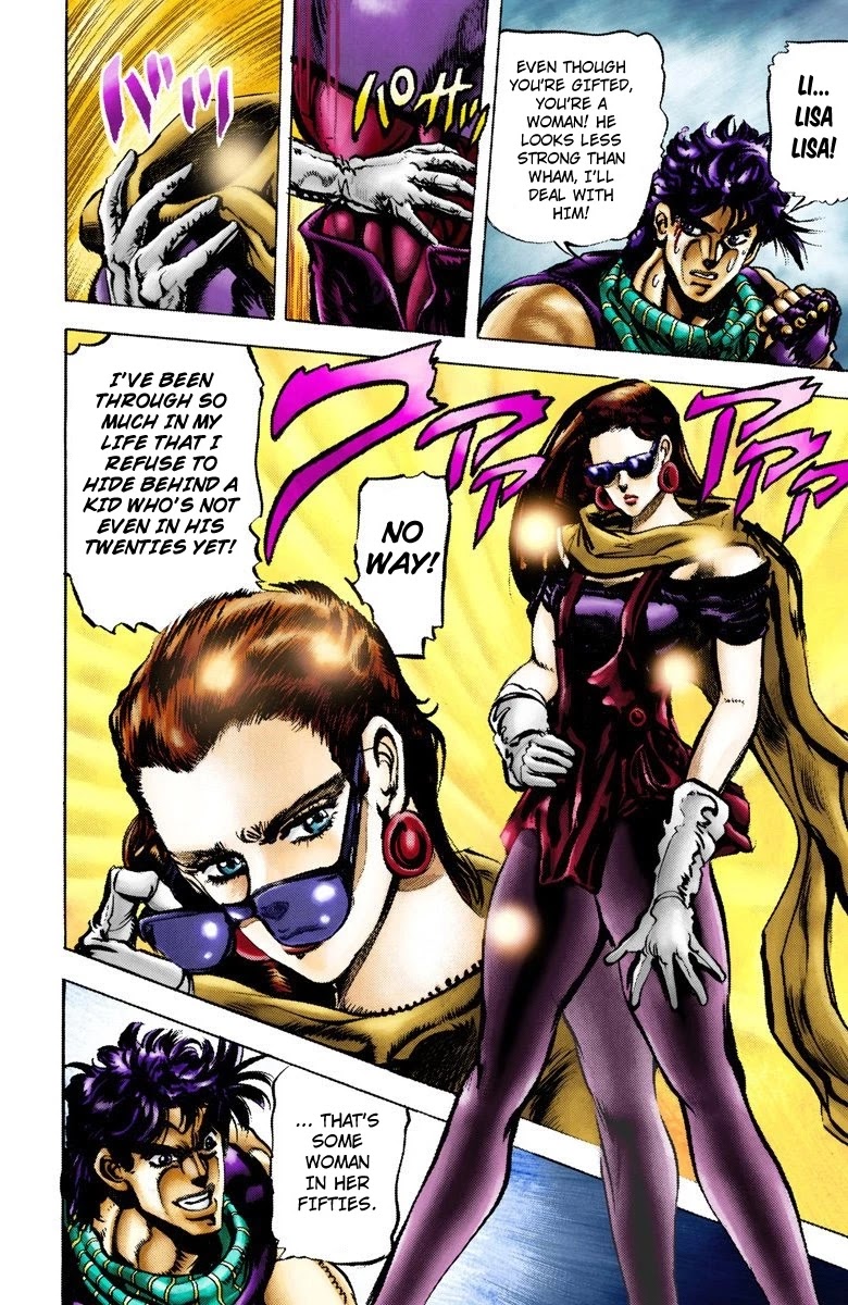 JoJo’s Bizarre Adventure Part 2 – Battle Tendency (Colored) Chapter 61 - Page 8