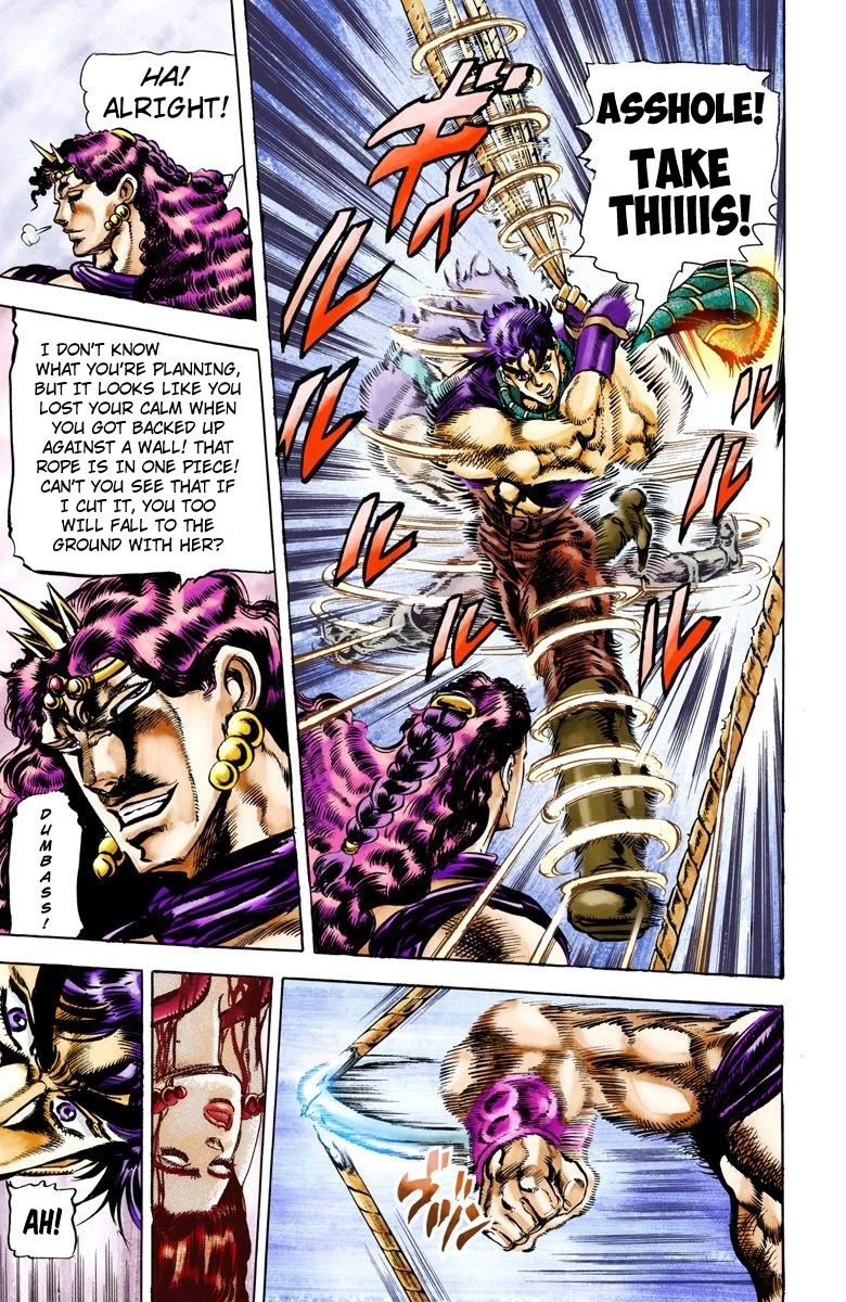 JoJo’s Bizarre Adventure Part 2 – Battle Tendency (Colored) Chapter 63 - Page 11
