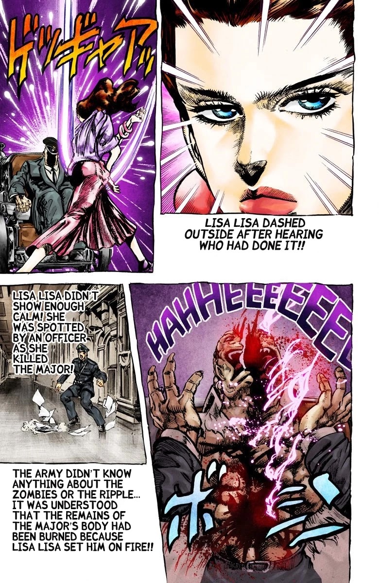 JoJo’s Bizarre Adventure Part 2 – Battle Tendency (Colored) Chapter 64 - Page 10