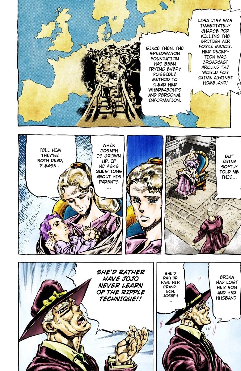 JoJo’s Bizarre Adventure Part 2 – Battle Tendency (Colored) Chapter 64 - Page 11