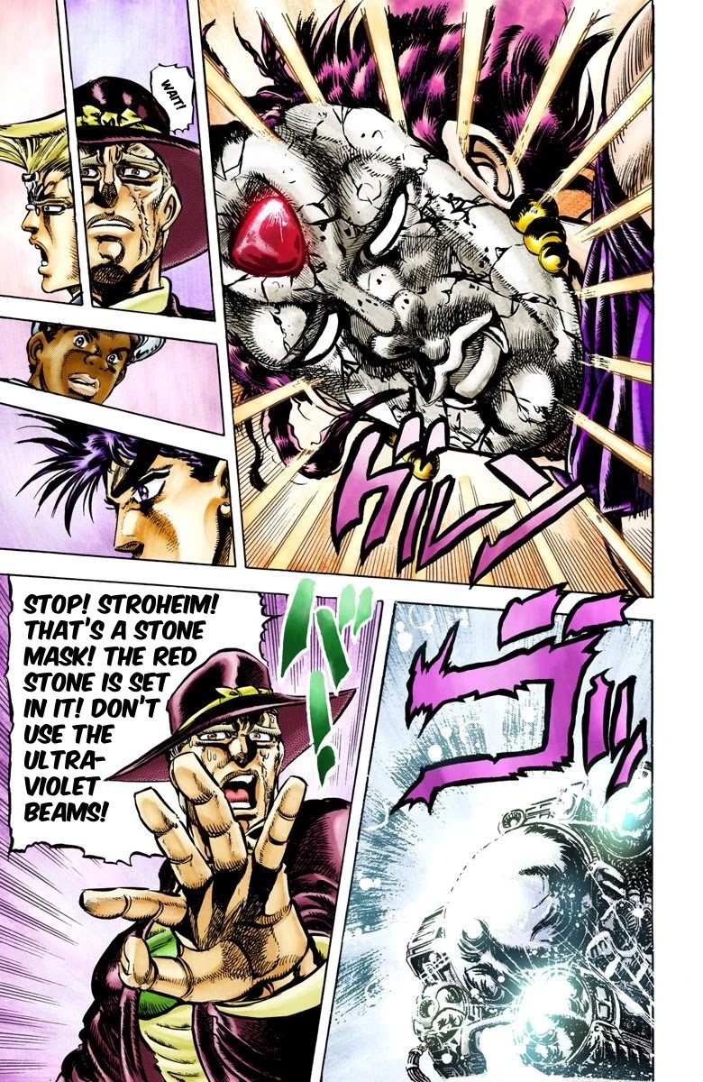 JoJo’s Bizarre Adventure Part 2 – Battle Tendency (Colored) Chapter 64 - Page 14