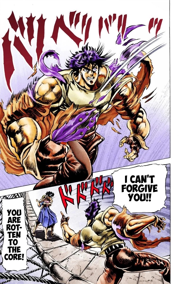 JoJo’s Bizarre Adventure Part 2 – Battle Tendency (Colored) Chapter 7 - Page 11