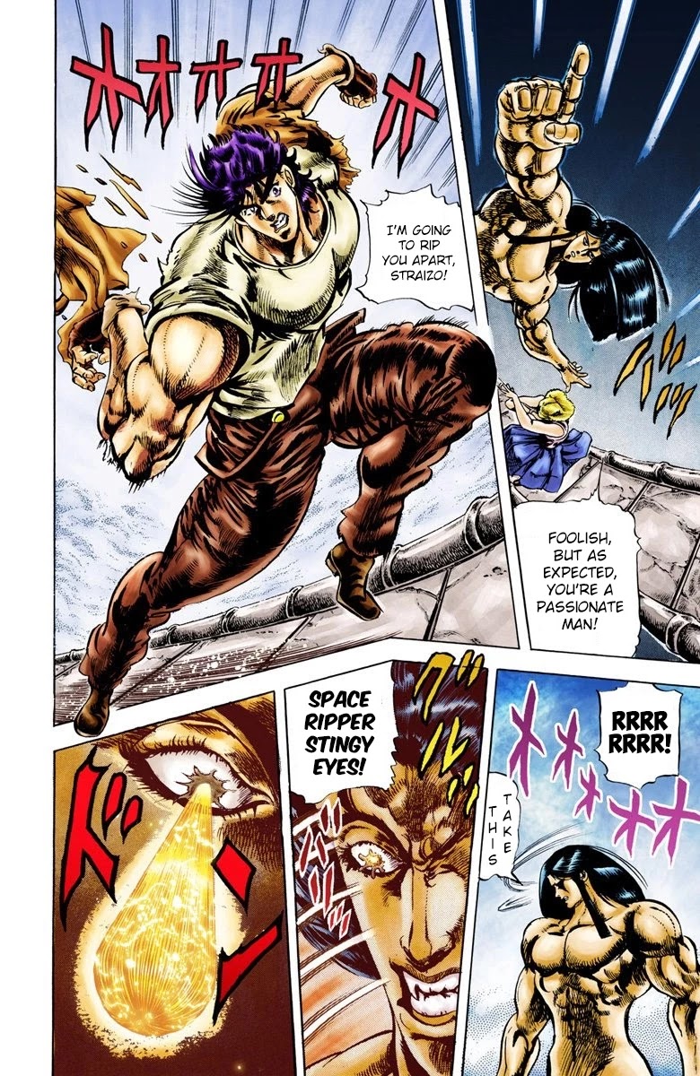 JoJo’s Bizarre Adventure Part 2 – Battle Tendency (Colored) Chapter 7 - Page 12
