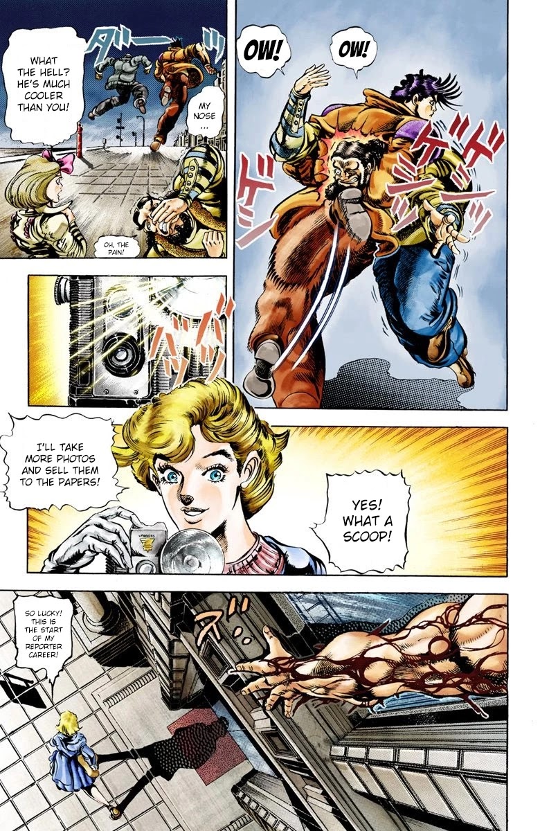 JoJo’s Bizarre Adventure Part 2 – Battle Tendency (Colored) Chapter 7 - Page 2