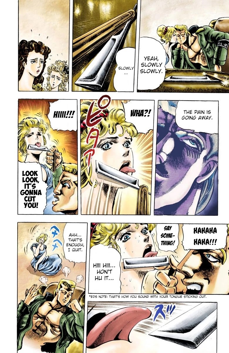 JoJo’s Bizarre Adventure Part 2 – Battle Tendency (Colored) Chapter 8 - Page 12