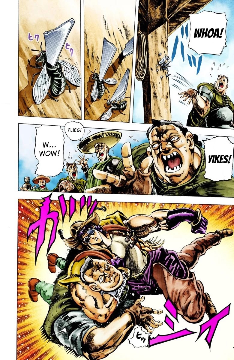 JoJo’s Bizarre Adventure Part 2 – Battle Tendency (Colored) Chapter 9 - Page 14