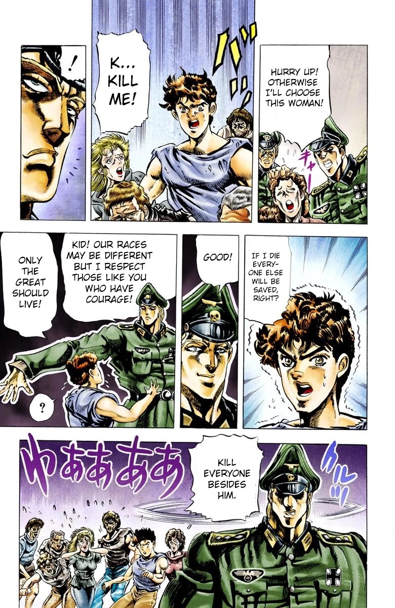 JoJo’s Bizarre Adventure Part 2 – Battle Tendency (Colored) Chapter 9 - Page 8