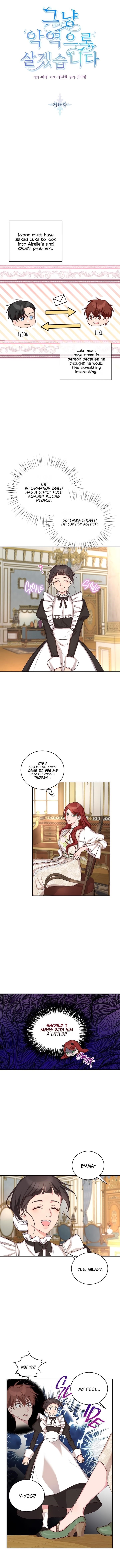 I’ll Just Live on as a Villainess Chapter 16 - Page 1