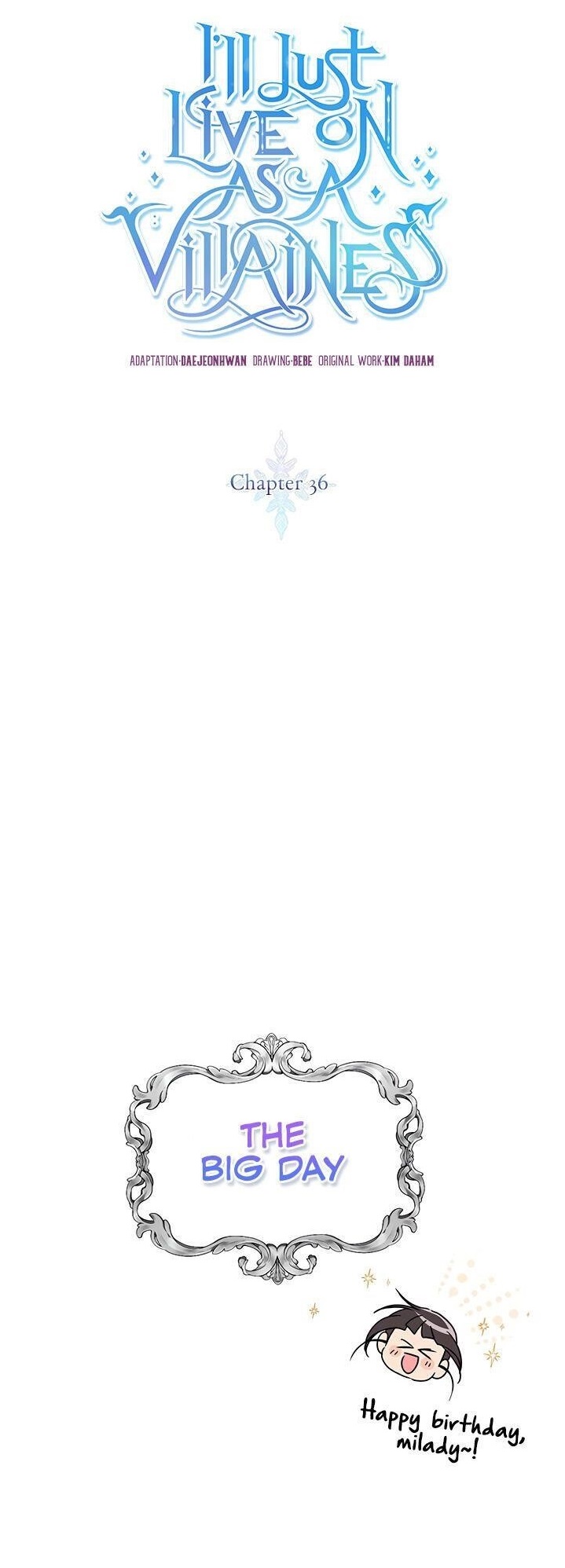 I’ll Just Live on as a Villainess Chapter 36 - Page 1