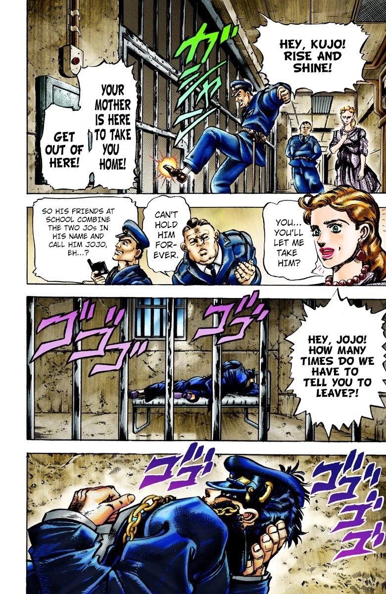 JoJo’s Bizarre Adventure Part 3 – Stardust Crusaders (Official Colored) Chapter 1 - Page 13