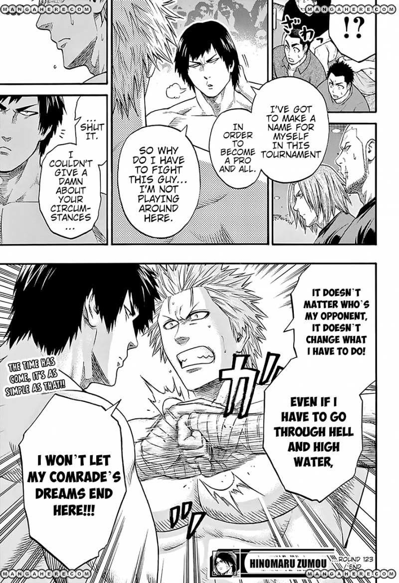 Hinomaru Sumo Chapter 123 - Page 20