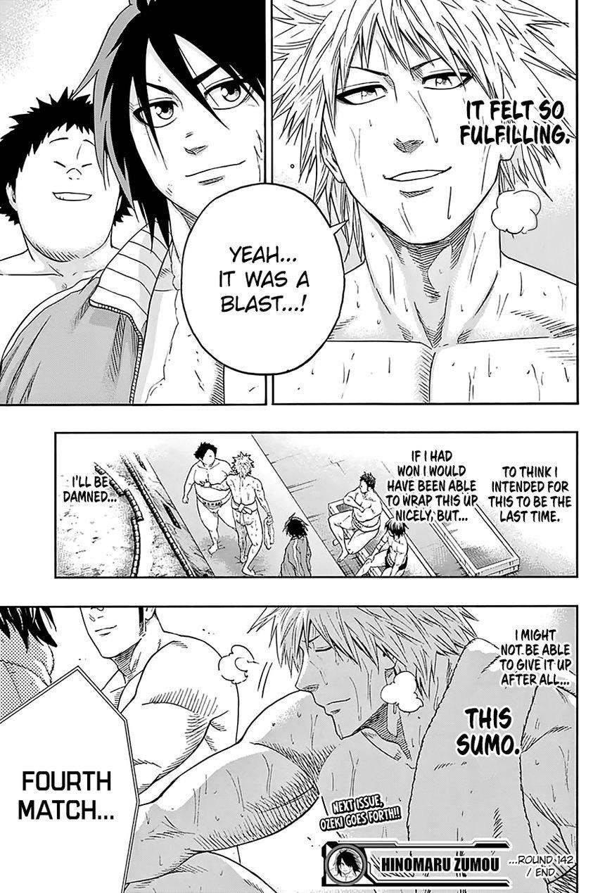 Hinomaru Sumo Chapter 142 - Page 18