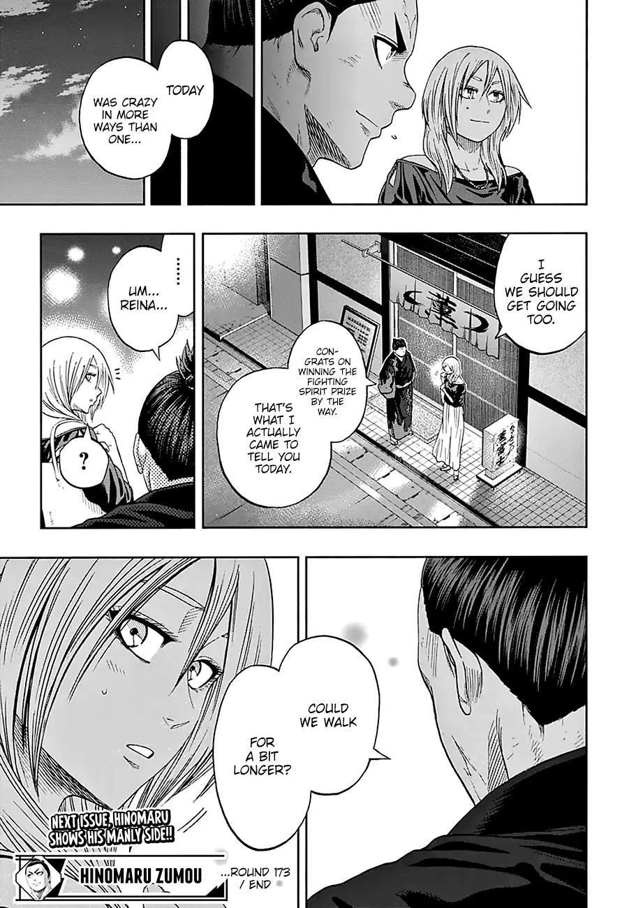 Hinomaru Sumo Chapter 173 - Page 20