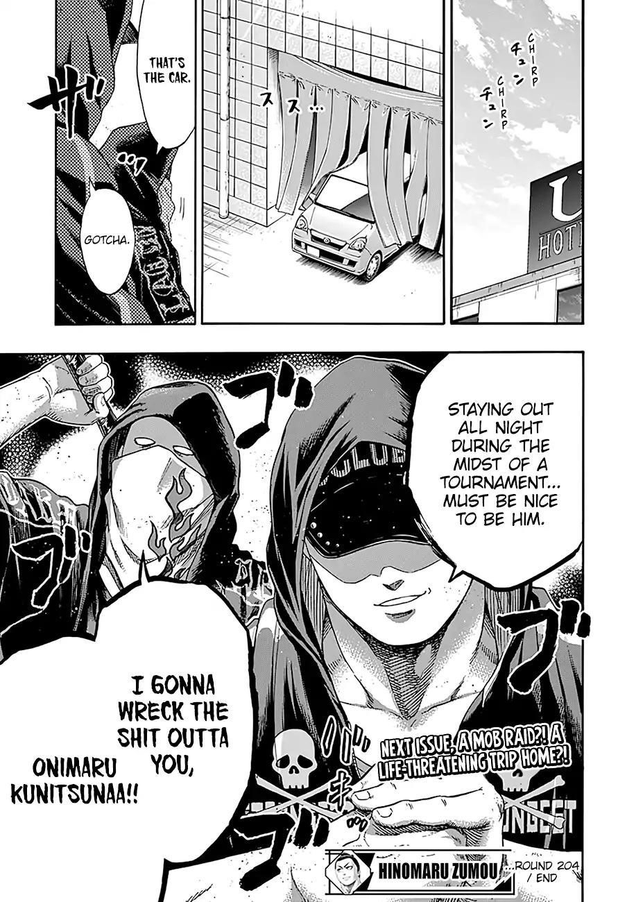 Hinomaru Sumo Chapter 204 - Page 20